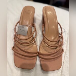 a new day Tan Strappy Heels